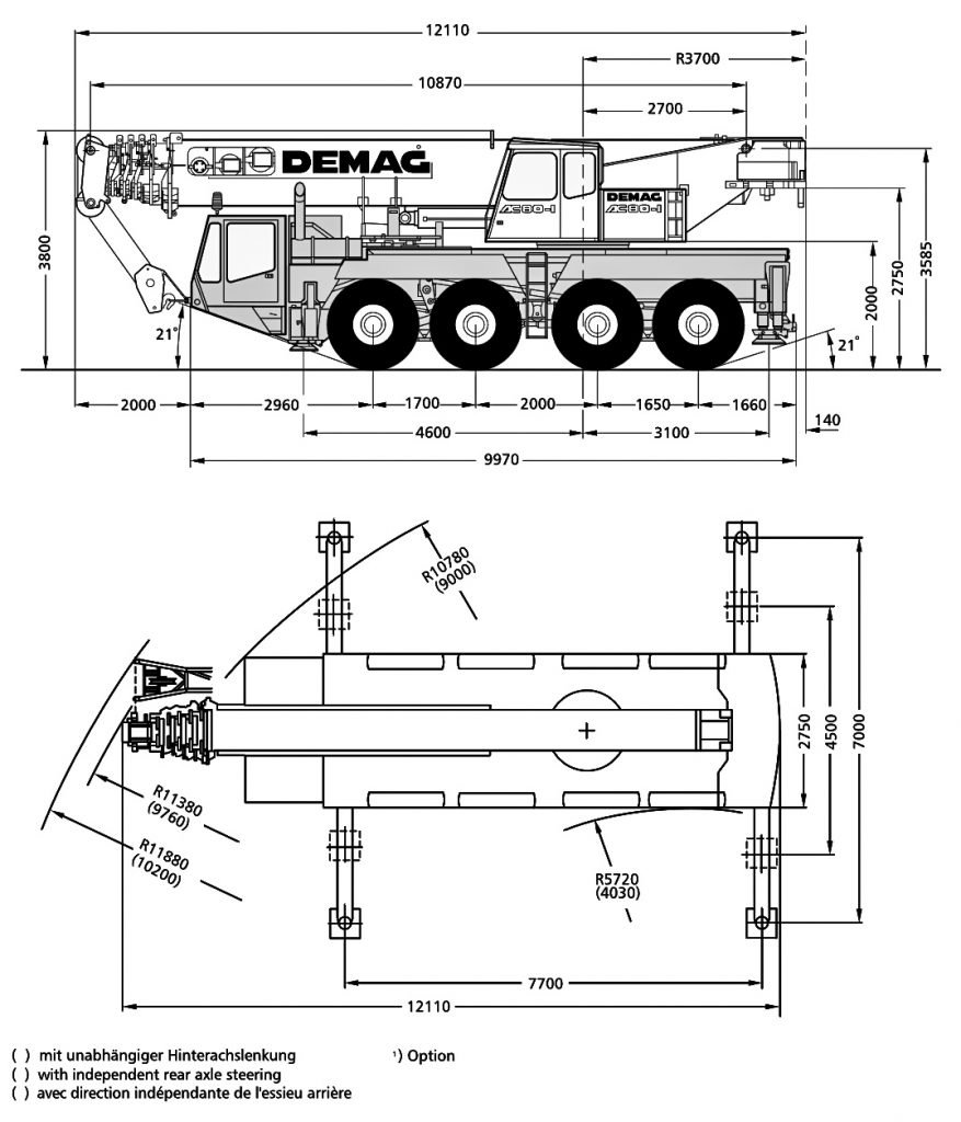 Demag AC 80-1 dimensions