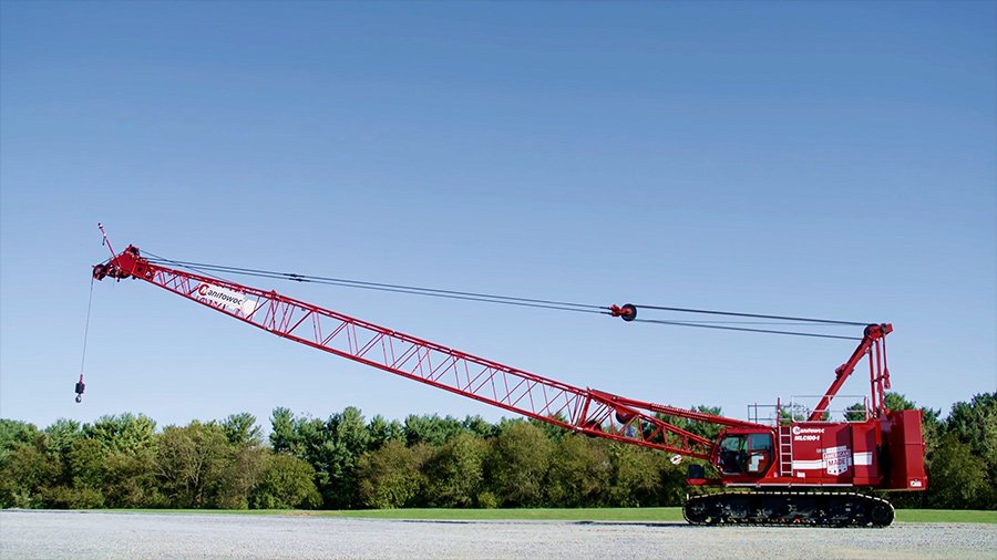 Manitowoc MLC100-1 crawler crane